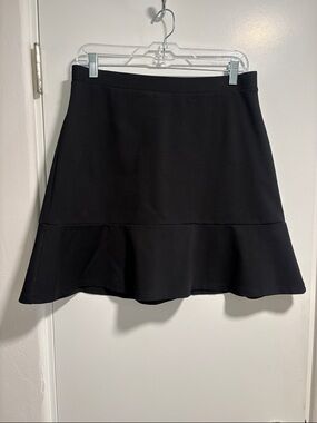 Loft Mini Black Swing Skirt - M